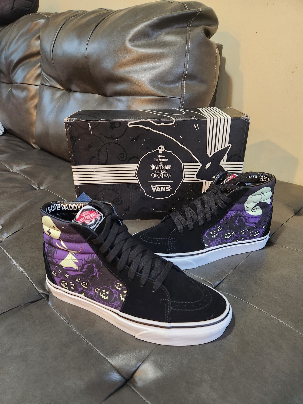 Vans x The Nightmare Before Christmas High-Top Sneakers 8.5 Men/10 Women